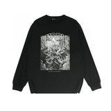 Purple Brand Long Sleeve T-Shirt Fashion Loose Long Sleeve Top