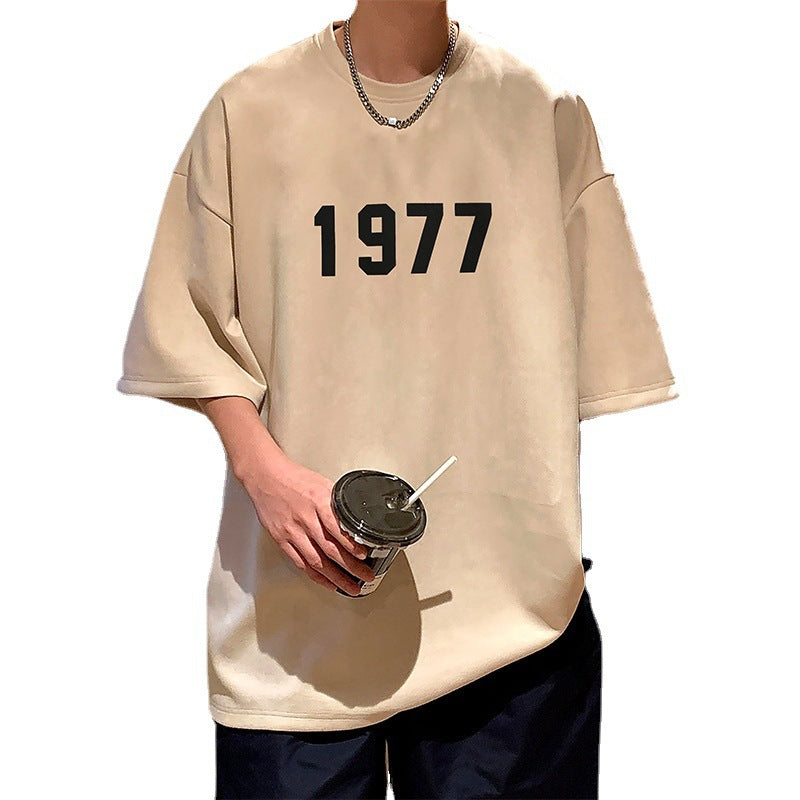 Nasa T-Shirt Short-Sleeved T-Shirt Summer Men'S Loose Half-Sleeved T-Shirt