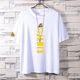 Basketball Sports T Shirt Nba Kobe No. 24 James No. 23 Short Sleeve T-Shirt Men Loose Leisure Sports