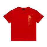 Amiri T Shirt Printed Casual Hip Hop round Neck Short Sleeve T-shirt