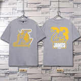 Basketball Sports T Shirt Short-Sleeved T-Shirt Men'S Loose Casual Sweatshirt Trendy Kobe James Curry Owen