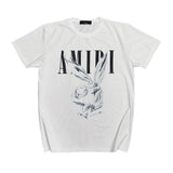 Amiri T Shirt Printed Casual Hip Hop Short-Sleeved T-shirt for Men