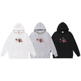 Bathing Ape Hoodie Autumn/Winter Letter Print Loose Hoodie Pullover Ape Sweater