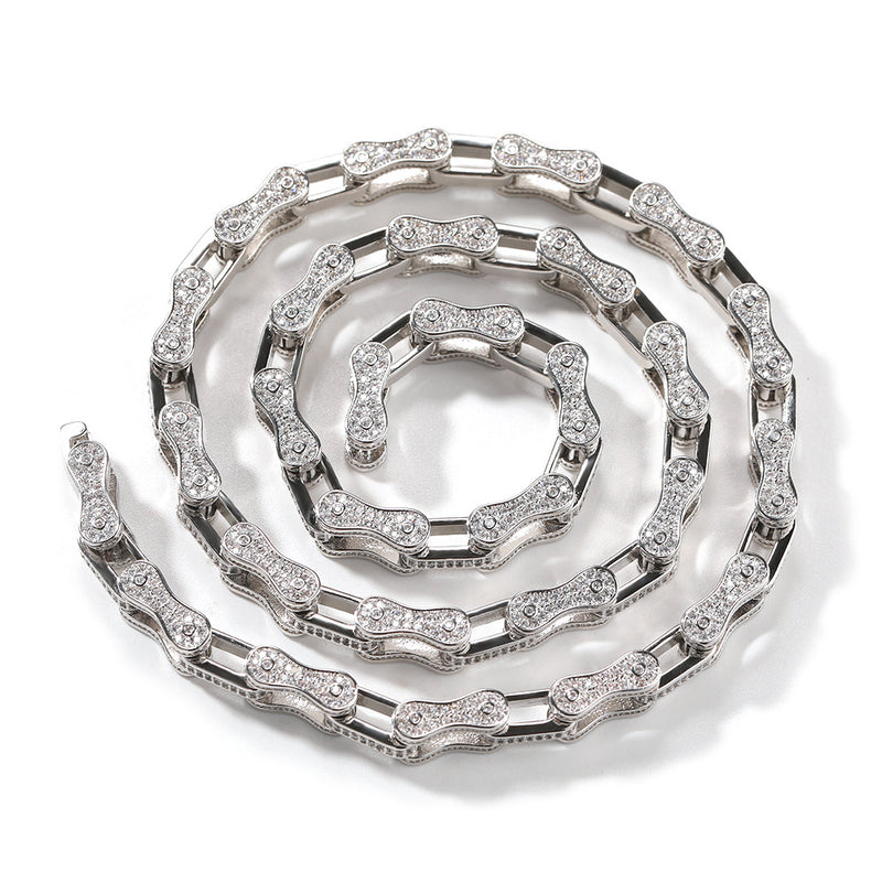 Chains 5mm Bike Chain Necklace High Sense Spectrum Royalty