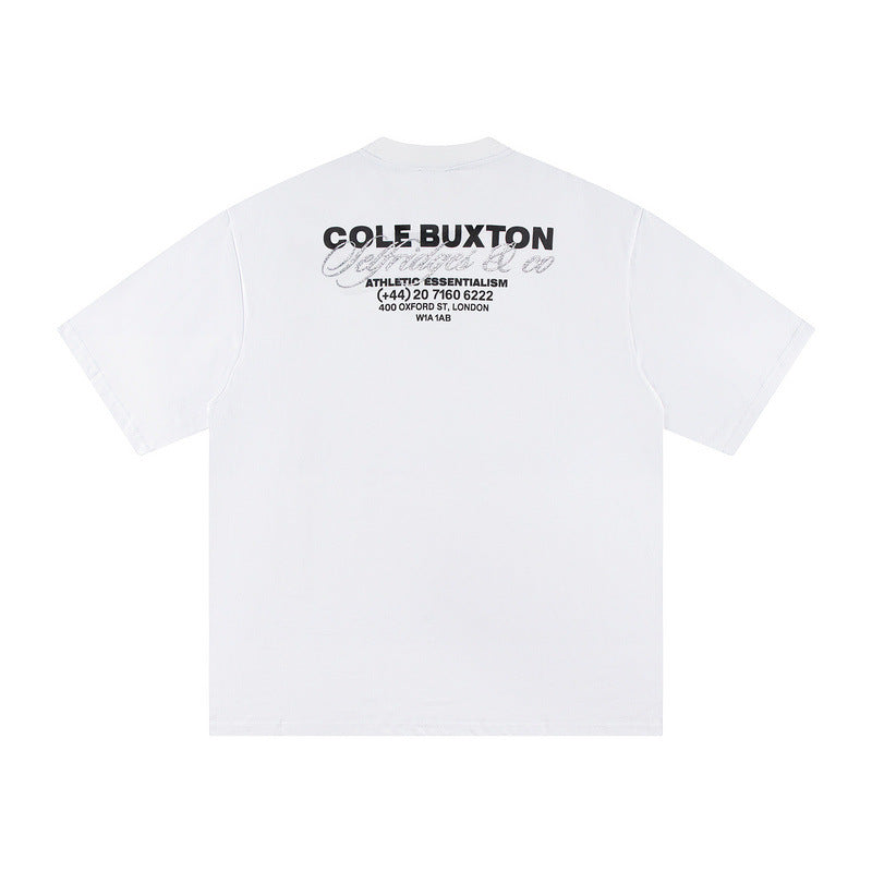 Cole Buxton T-Shirts Casual Short Sleeve T-Shirts