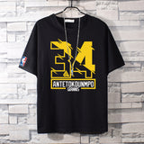 Basketball Sports T Shirt Summer Menswear T-Shirt Student Cotton Casual Short Sleeve
