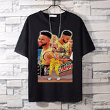 Basketball Sports T Shirt Loose Short-Sleeved T-Shirt Male Student Warrior Curry Basketball Sports