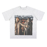 Film Star T Shirt Trendy Cotton Short Sleeve Loose round Neck Retro T-shirt