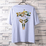 Basketball Sports T Shirt Nba Commemorative Kobe No. 24 Sweatshirt Student Short Sleeve T-Shirt Men'S Loose