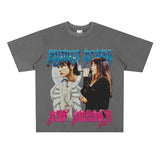 Film Star T Shirt Singer Izumi Sakai Character Loose Retro Street T-shirt Men and Women
