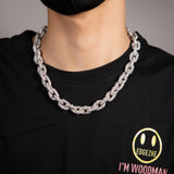 Chains Hip Hop Accessories Lock Necklace 14mm Fashion Spectrum Royalty