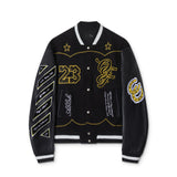 Off White Jacket Spring and Autumn OW Hot Diamond Letter Pattern Baseball Jacket Jacket