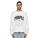 Purple Brand Long Sleeve T-Shirt Fashion Loose Long Sleeve Top
