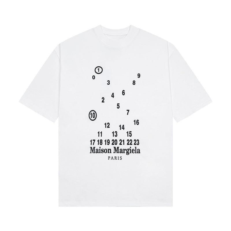 Maison Margiela T-Shirts Crew Neck Loose Short Sleeve T-Shirt