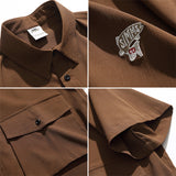 Men's Shirts Men's Short-Sleeved T-shirt Summer Versatile Casual