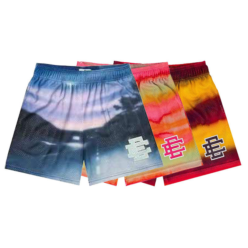 Eric Emanuel EE Shorts Summer Mesh Breathable Lightweight Quick-Drying Fitness Basketball Pants