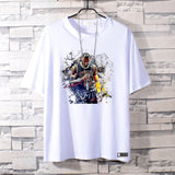 Basketball Sports T Shirt Summer Loose Short Sleeves T-Shirt Male Student Basketball Sports Lakers James