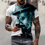 Heisenberg T Shirt T-Shirt Deadly Poison Artist Printed Round Neck Short Sleeve Sports