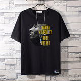 Basketball Sports T Shirt Basketball Sports Lakers Memorial Kobe Short Sleeve T-Shirt Male Students All-Match Loose