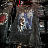 Pearl Jam T Shirts Doors Ramones Rock Washed Vintage Tank Top Cotton Sleeveless T-Shirt(Part1)