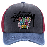 Stussy Hat Spring and Autumn Fashion Baseball Cap Breathable Retro Wash Printing