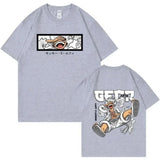 Luffy Gear 5 Men's T-shirt Japanese Anime One Piece Cartoon