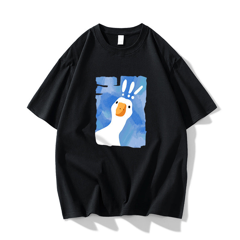 Nasa T Shirt Short Sleeve T-Shirt Summer Cotton Half Sleeve Men'S Loose Men'S T-Shirt