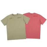 C.e t shirts washed batik round neck pullover short sleeve men and women