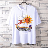 Basketball Sports T Shirt Short-Sleeved T-Shirt Men'S Lakers Kobe Loose Large Size Top Student