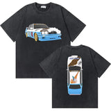 Cactus Jack Utopia Graphic Tshirt Washed Vintage Setwear Men