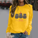 Casual Round Neck Women'S Pullover Raglan Long Sleeved