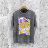 Purple Brand Distressed T Shirts Short Sleeve