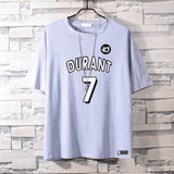 Basketball Sports T Shirt Summer Round Neck All-Matching Loose Short Sleeve T-Shirt Men