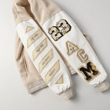 Off White Jacket Spring and Autumn OW Devil Towel Embroidered Pattern Baseball Jacket Jacket