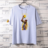 Basketball Sports T Shirt Kobe James Short Sleeve T-Shirt Male Student Loose Leisure Sports
