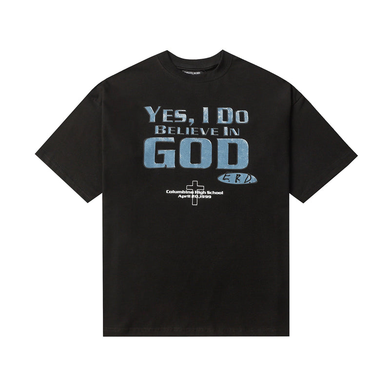ERD T Shirts Printed Loose-Fitting Casual T-shirt Men