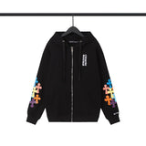 CHH Chrome Heart Hoodie Croix Tires Zip Cardigan Hooded Sweater