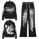 Hellstar Outfit: Hoodie/Sweatpants (Separate Purchase Options) Vintage Distressed