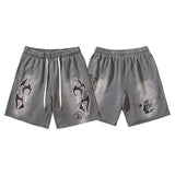 Men Shorts Wash and Do Old Casual Shorts Summer