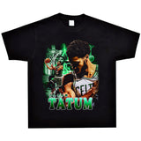 Basket Ball Star T Shirt Jayson Tatum Washed Distressed Printed T-Shirt Loose Retro Short Sleeve