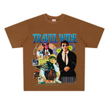 Film Star T Shirt Stephen Chow Short-Sleeved American Retro T-shirt for Men