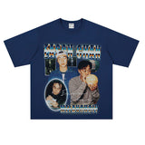 Film Star T Shirt Chen Yixun Loose American Retro Street T-shirt Men and Women