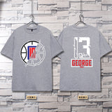 Basketball Sports T Shirt Nba Basketball Clothes Short-Sleeved T-Shirt Men'S Loose Cotton Casual Sports