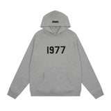 Fear of God Essentials 1977 Hoodie Loose Terry Couple Sweater Autumn