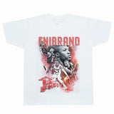 Basket Ball Star T Shirt Damian Lillard Short Sleeve Washed Distressed T-shirt Loose