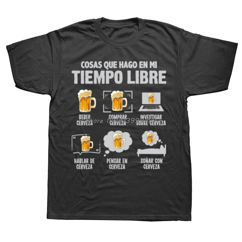 T-shirt print crew neck loose