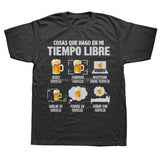 T-shirt print crew neck loose