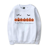 Happy Halloween Pumpkins Tis The Season Print Sweatshirts