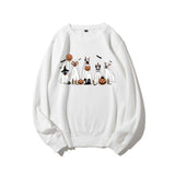Halloween Sweatshirt Retro Dog Ghost