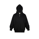 MIJKO Mens Jacket Simple Solid Color Hooded Sweater